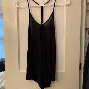Black UO soft and comfy racerback tank top